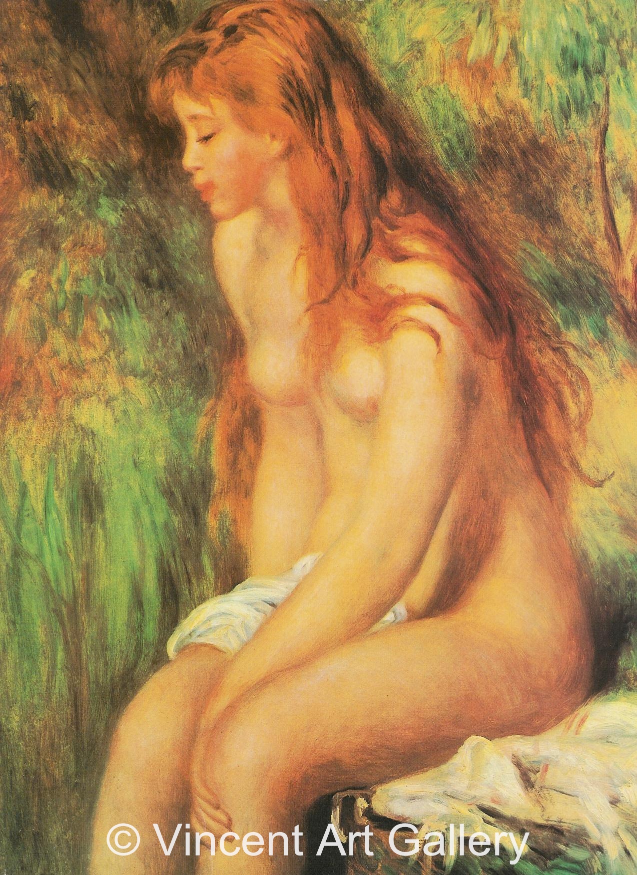 A196, RENOIR, Bathing Woman, Sitting